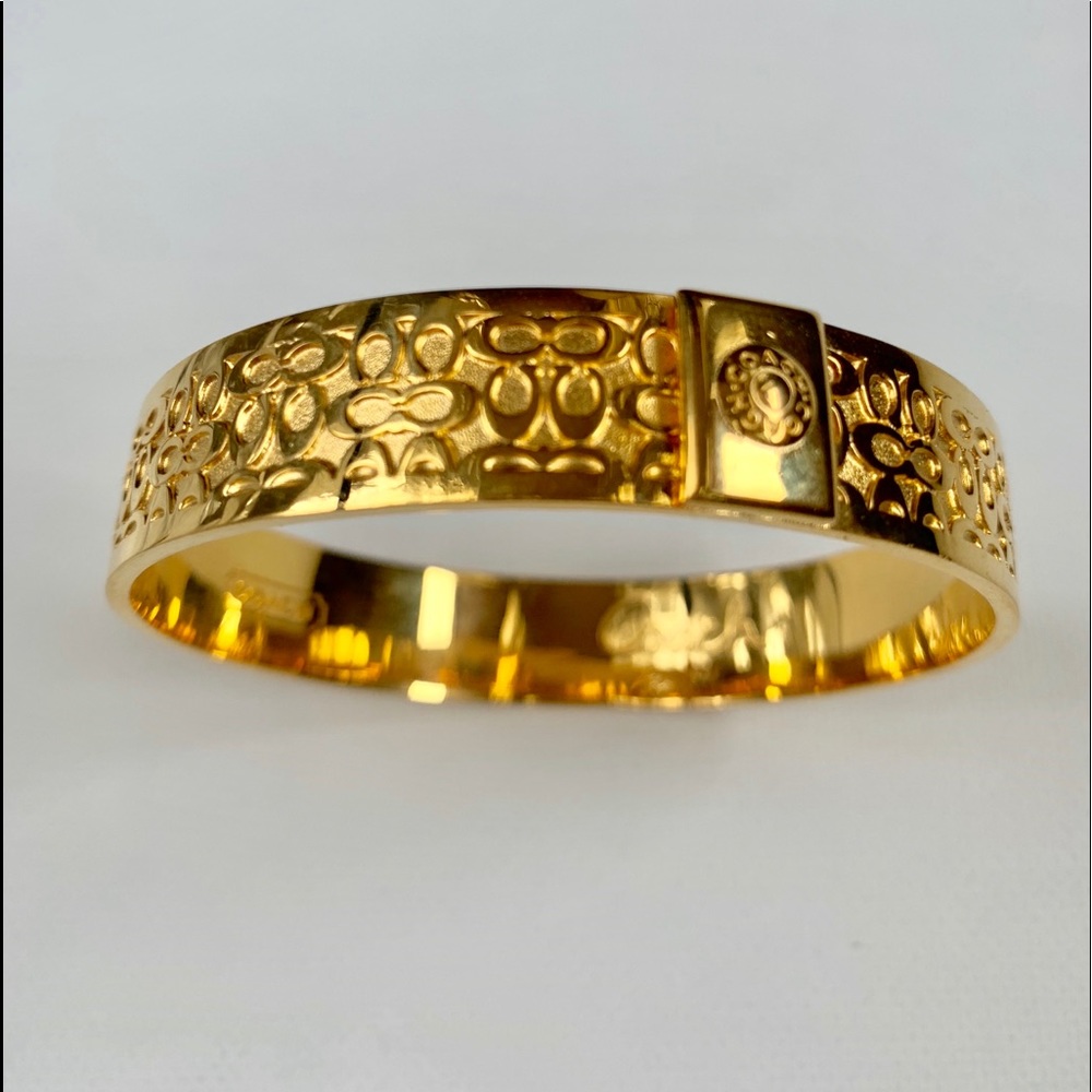 Coach Gold Bangle Bracelet